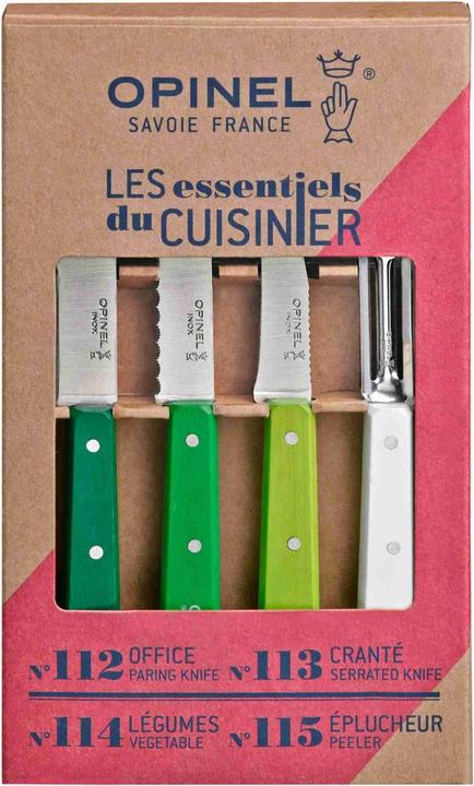 Produktbild Opinel LES ESSENTIELS PRIMAVERA Küchenmesser-Set 4-teilig