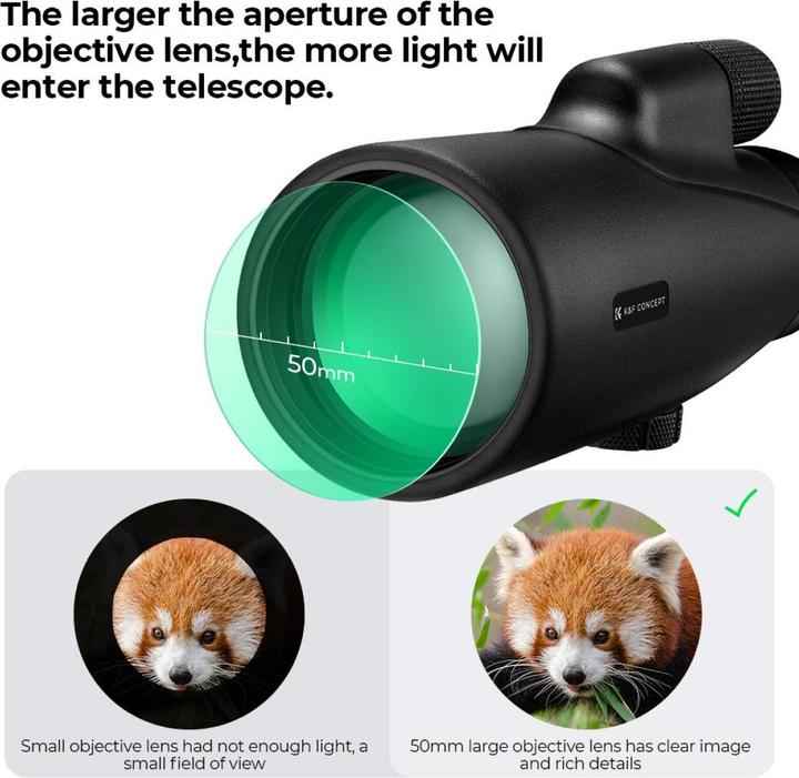 Image du produit K&F Concept Télescope (12 x, 50 mm)