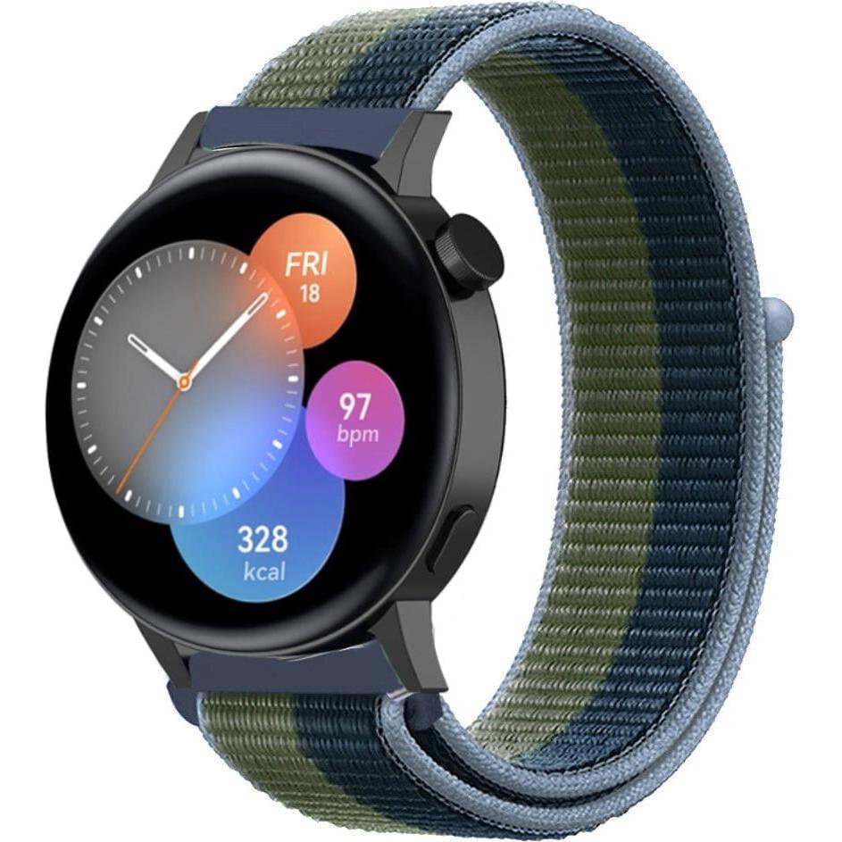 Strap-it Nylonarmband (20 mm, Nylon), Uhrenarmband, Grün