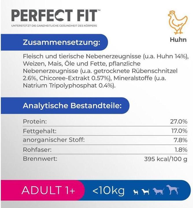 Energie-Label Perfect Fit Adult 1+ mit Huhn (Adult, 1 Stk., 1400 g)