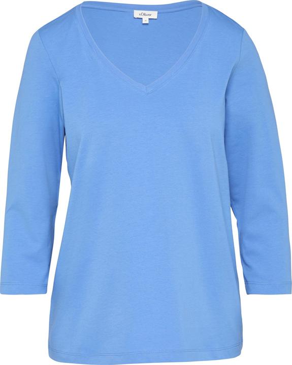 Immagine prodotto S.Oliver T-Shirt Jerseyshirt mit V-Ausschnitt und 3/4-Ärmeln (32)