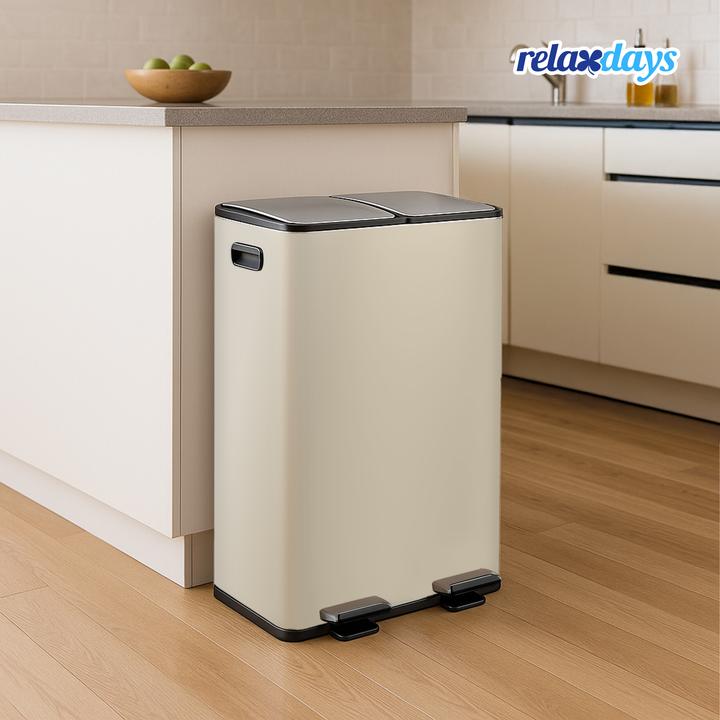 Produktbild Relaxdays Mülleimer Küche 2x 30 Liter (60 l)