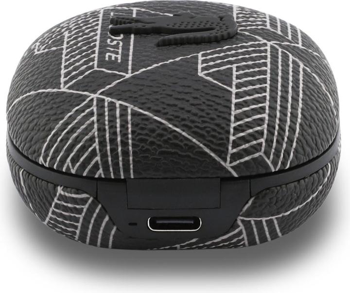 Produktbild Lacoste Earphones TWS Monogram The Blend Bluetooth ENC ANC black (ANC, 6 h, Kabellos)