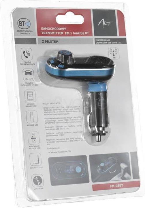 Produktbild Art Transmitter FM MP3 with BT function, pilot USB / SD FM-05BT