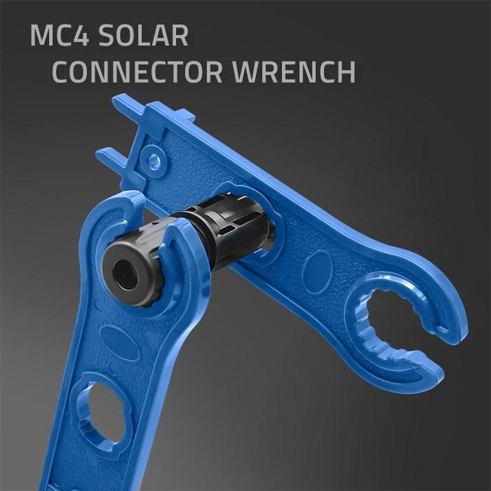 Actual product image Qoltec Zestaw narzędzi solarnych kompatybilnych ze złączami MC4 | Zaciskarka + Automatyczny (Solar connector)