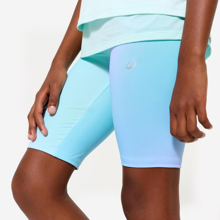Produktbild Decathlon Radlerhose Kinder dehnbar und atmungsaktiv - Print
