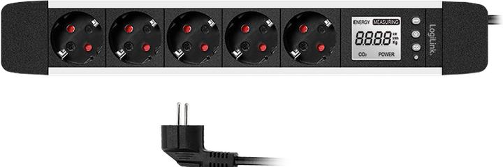 Produktbild LogiLink Prüfen (5 x, CEE 7/3, 1.40 m)