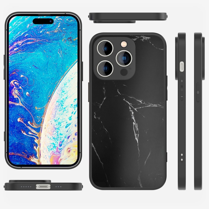 Immagine prodotto Nalia Copertura in vetro temperato effetto marmo (Apple iPhone 14 Pro)