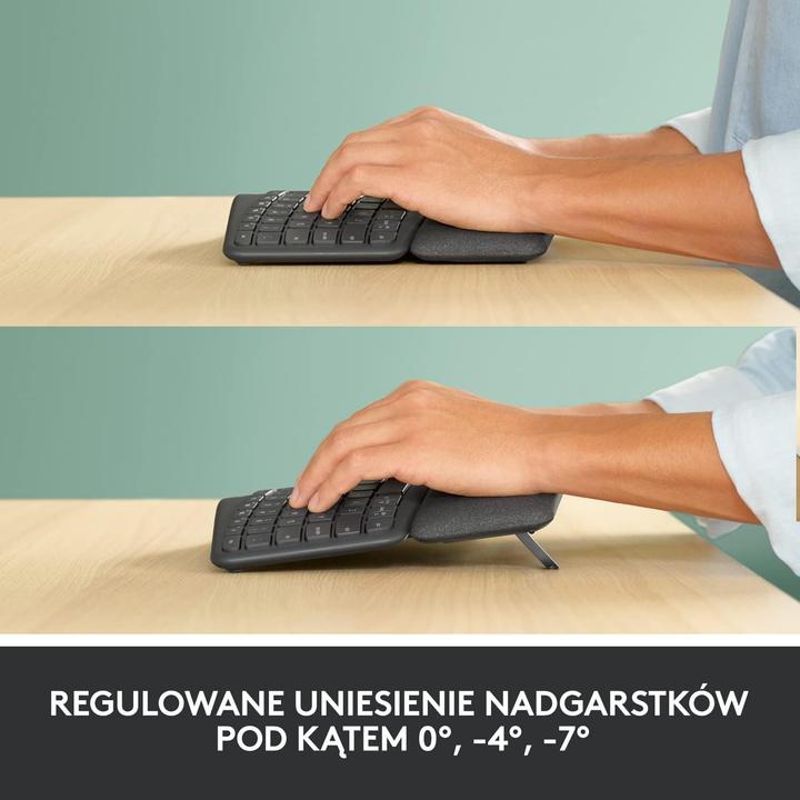 Produktbild Logitech Ergo K860 Split (Eng. Int., Kabellos)