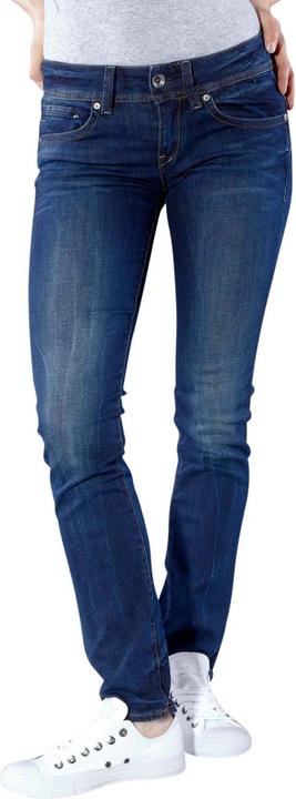 Actual product image G-Star Midge Saddle Mid Straight Jeans Neutro dk aged (W34/L32)