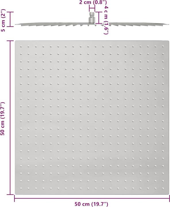 Produktbild vidaXL Regenbrause