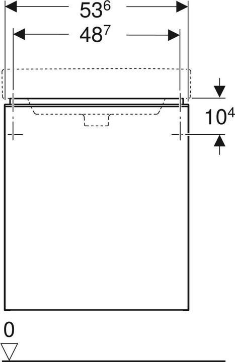 Produktbild Geberit 500.366.JK.1 (53.5 x 43.5 x 62 cm)