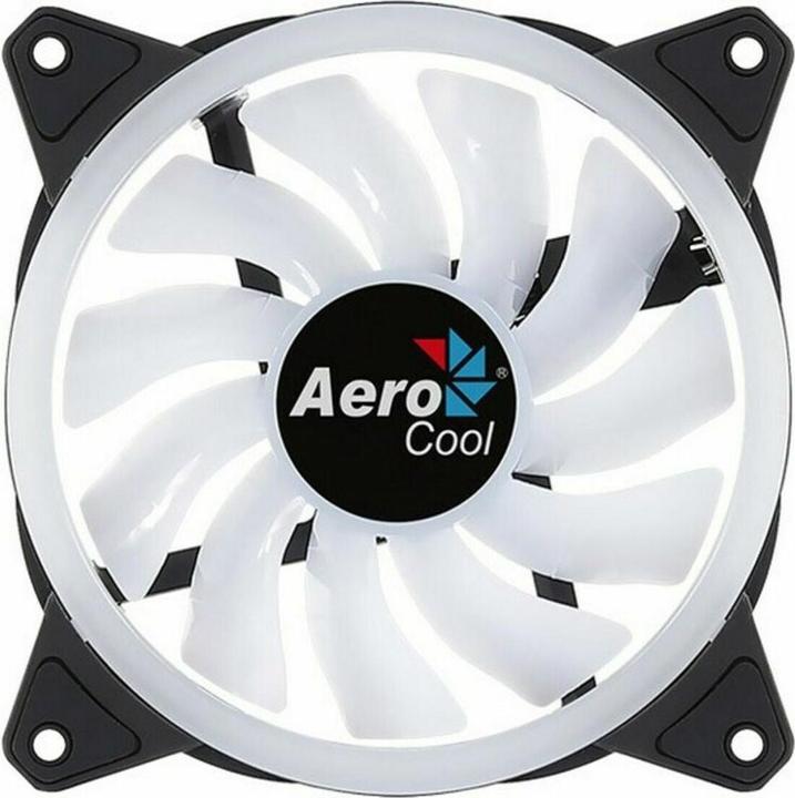 Actual product image AeroCool Duo 12 computer case fan 12 cm black (120 mm, 1x)