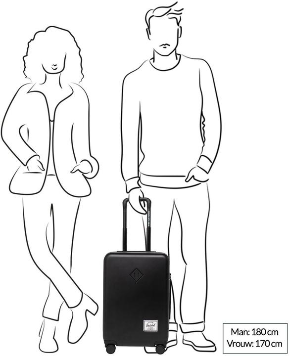 Actual product image Herschel Heritage - Suitcase Hardshell Large Carry On (43 l)