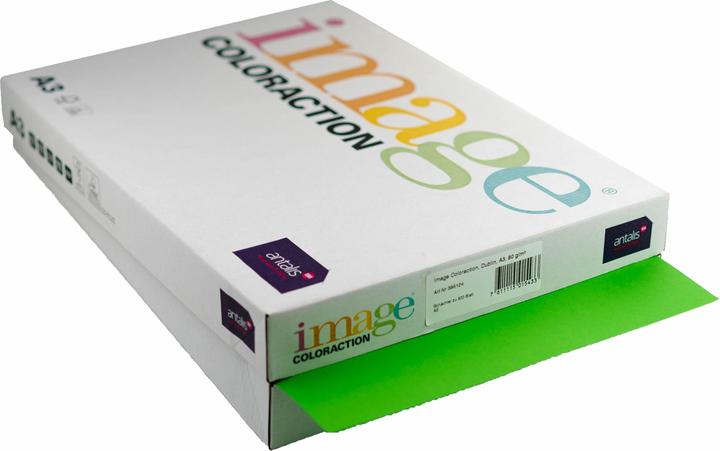 Actual product image Antalis Copy paper Image Coloraction A3, dark green, 500 sheets (80 g/m², 500 x, A3)