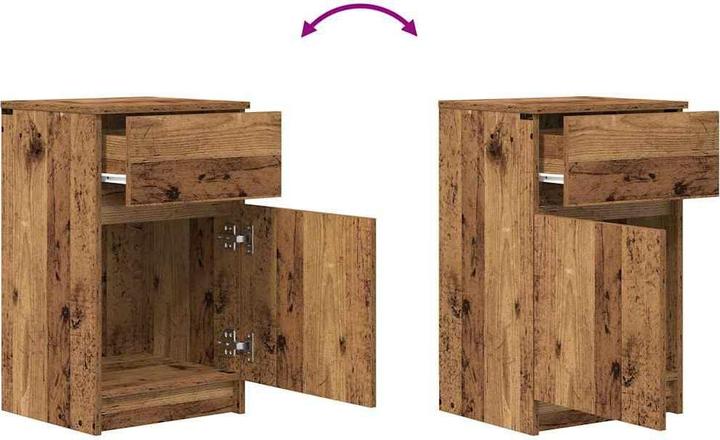 Actual product image vidaXL Nachttisch (39 x 35 x 65 cm)