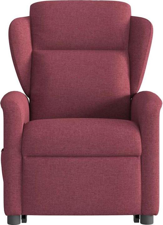 Immagine prodotto VidaXL Poltrona massaggiante elettrica con ausilio per l'assistenza in piedi in tessuto rosso vino