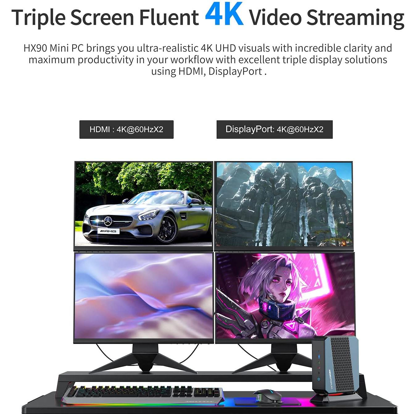 ミニPC Minisforum HX90 Ryzen 5900HX/16GB/512GB Minisforum Mini PC HX90 32+512GB (Ryzen 9 5900HX) - buy at Digitec