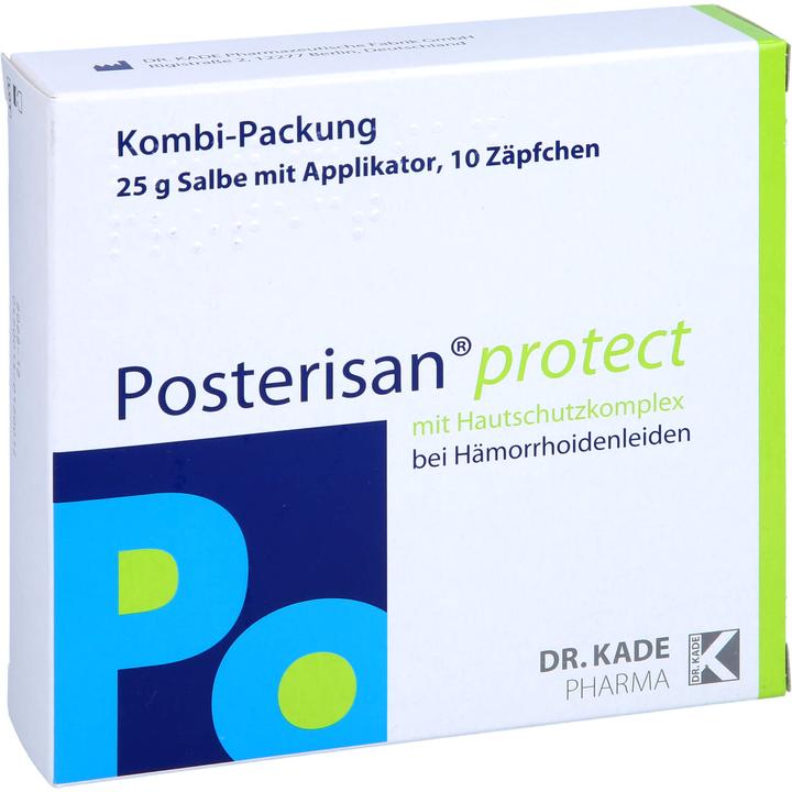 Produktbild Posterisan protect Kombi-Packung Salbe und Zäpfchen bei Hämorrhoidenleiden, 1 St. Kombipackung (Intimwaschlotion)