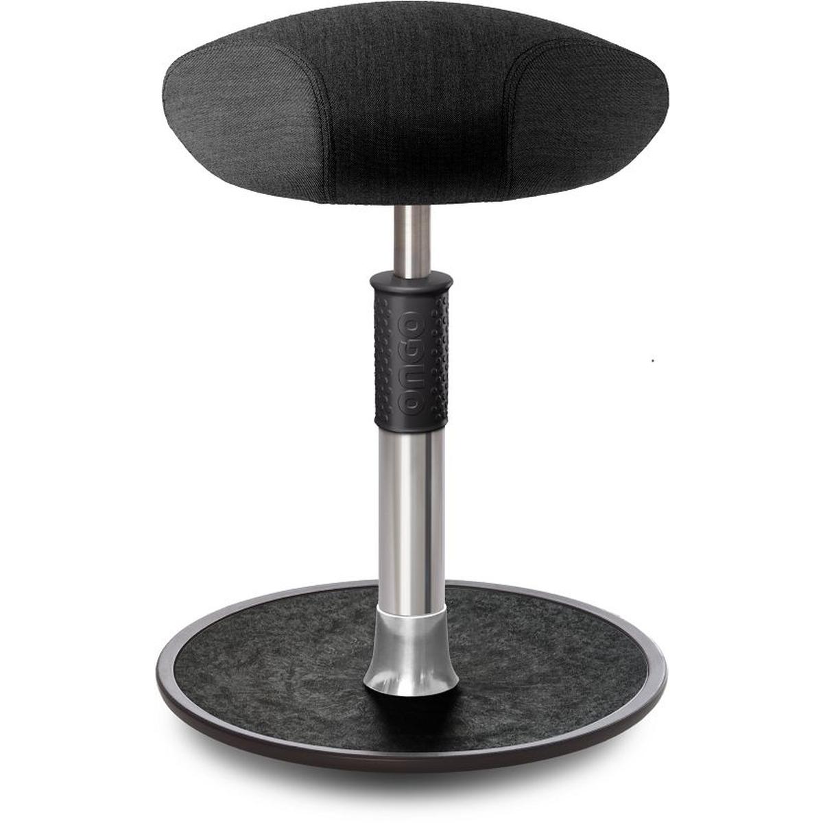 Ongo, Bürostuhl, Sitz- Stehhocker Free Regular Triangel kvadrat Remix Anthrazit Chrom /schw.