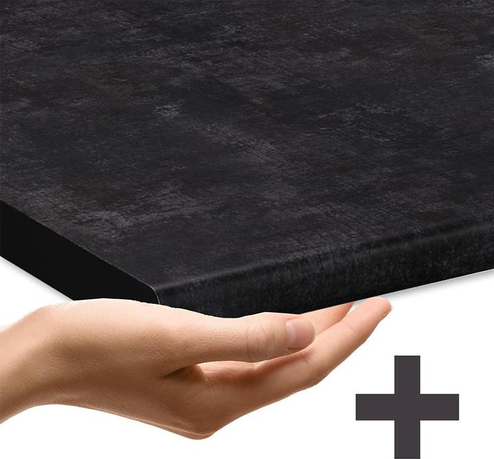 Produktbild Vicco Geschirrspülblende R-Line, Blau-Grau/Goldkraft Eiche, 60 cm, AP Anthrazit
