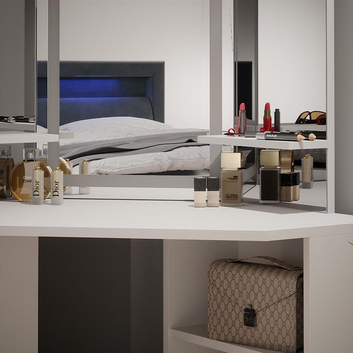 Image du produit Vicco Arielle avec miroir LED (110 x 54 x 142 cm)