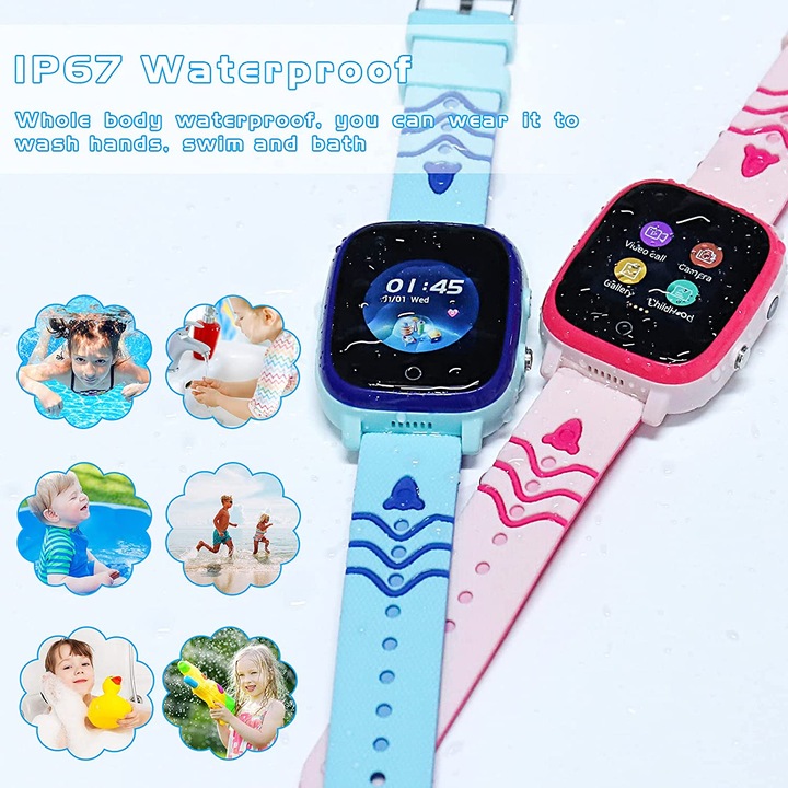 Produktbild Okyuk Smartwatch für Mädchen Jungen (4G)