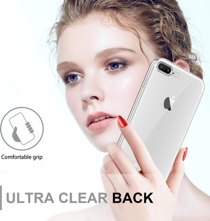 Immagine prodotto Cadorabo TPU 360 gradi di copertura del caso (Apple iPhone 7 Plus, Apple iPhone 7s Plus)