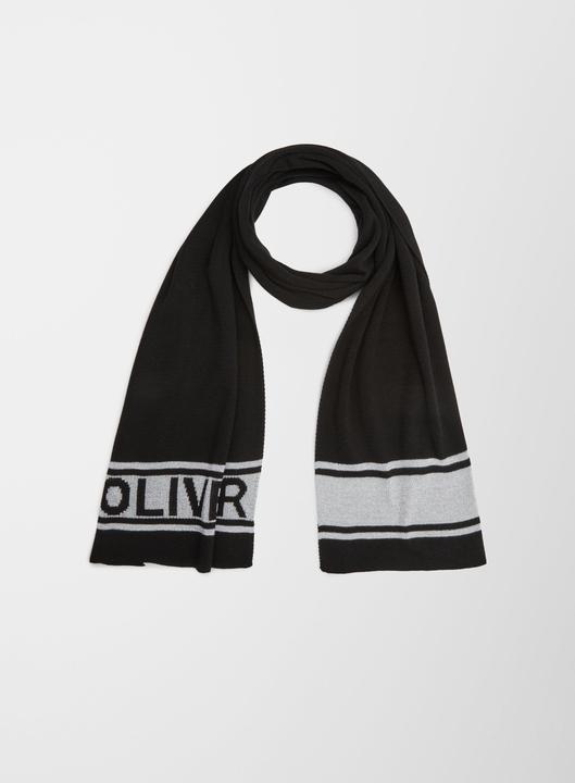 Actual product image s.Oliver Schal im Jacquard-Design