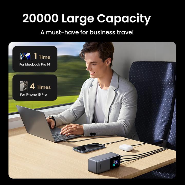 Actual product image Ugreen Nexode (20000 mAh, 130 W, 72 Wh)