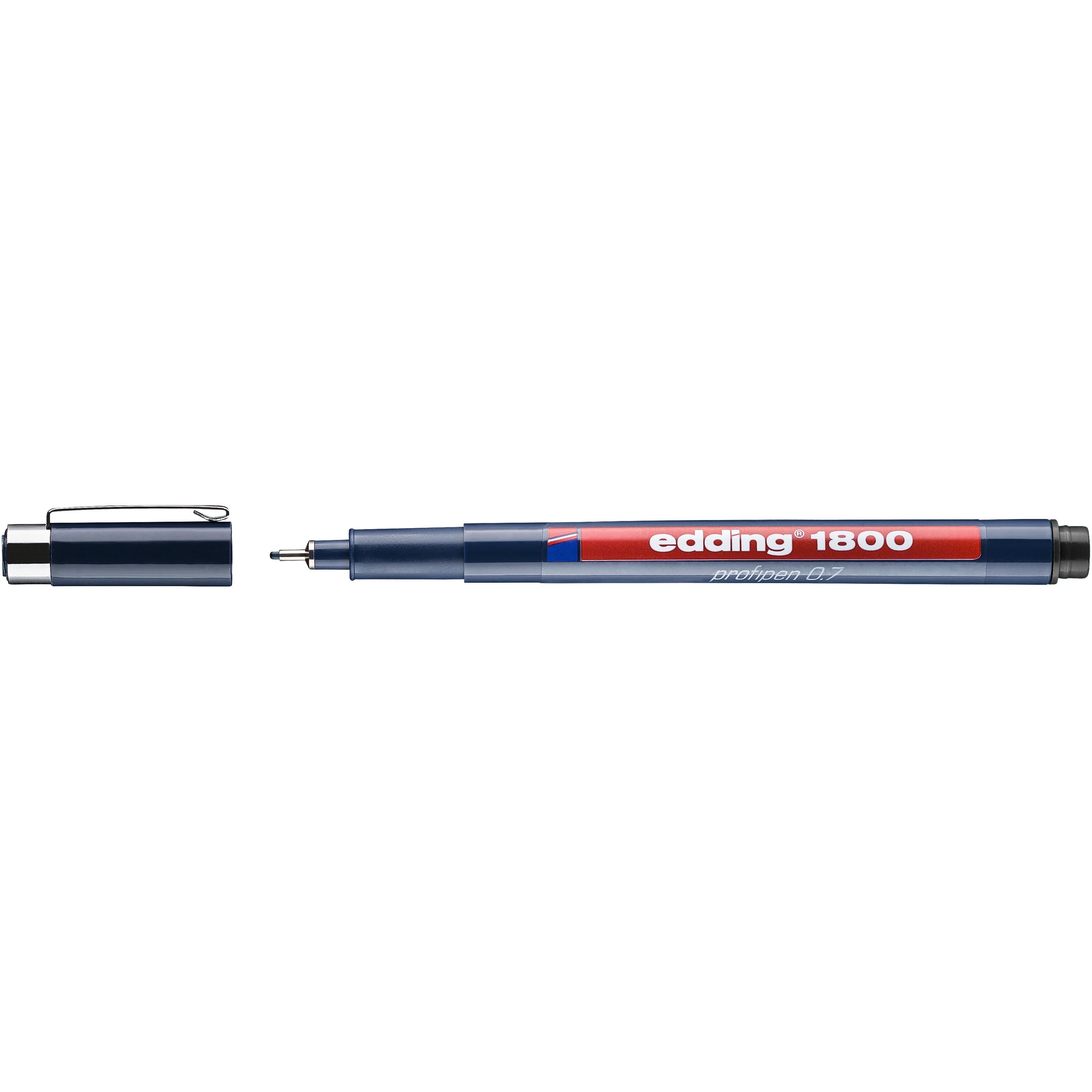 10x Edding, Schreibstifte, 1800 (Black, 1 x)