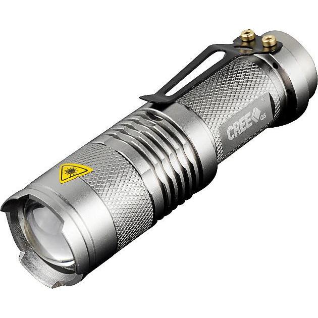 Thumbnail - JTI, Taschenlampe, LED-Taschenlampe CREE Ultrafire - Grau (13.40 cm, 300 lm)