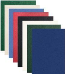 Actual product image pavo Cover, leather structure, DIN A4, ivory