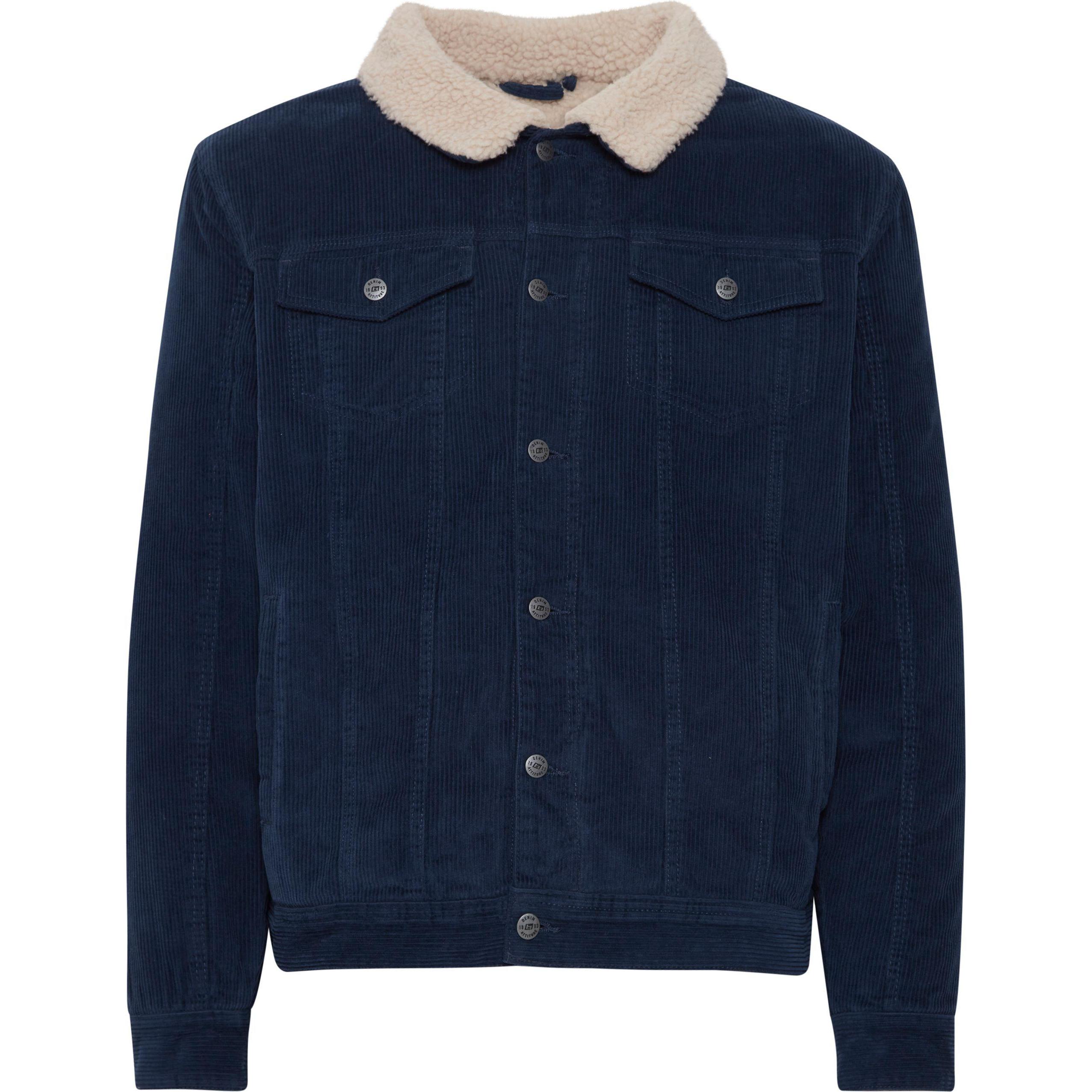 Blend, Unisex, Jacke, BHCordJacket - 20714392 (S), Blau, S