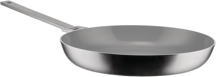 Alessi Poêle à frire argentée (Frying pan, Aluminium, Steel, 28 x 7.50 cm)