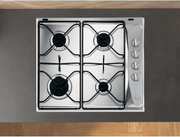 Image du produit Whirlpool AKM 268/IX Table de cuisson en acier inoxydable Intégrée Table de cuisson à gaz 4 zone(s)