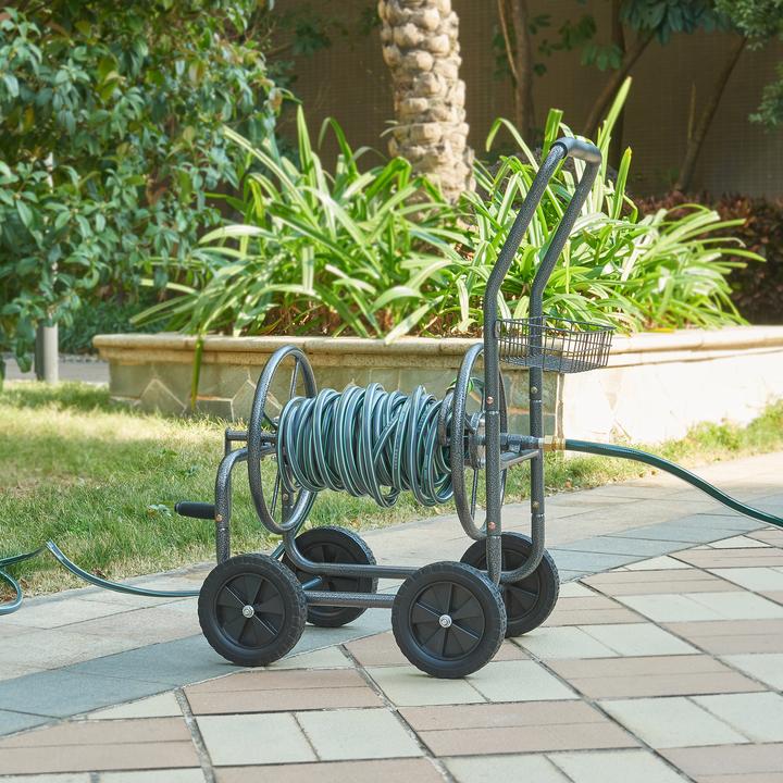 Actual product image Pro-Tec Schlauchwagen Gelibolu für 3/4 Zoll Schlauch max. 65 m Grau (1.50 m)