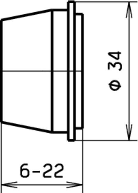 Produktbild Mega Zylinderschutzeinsatz RZ 34.055 Edelstahl (Türgarnitur)