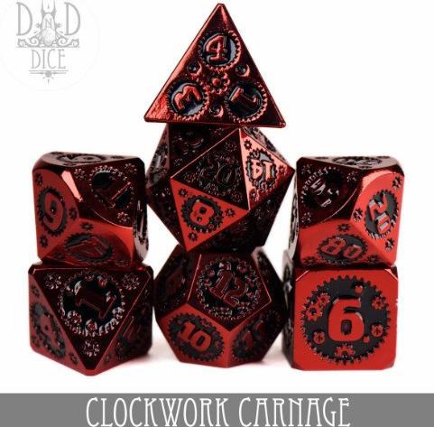 Actual product image DnD Dice Dagger Dagger Dagger Metal Dice Set
