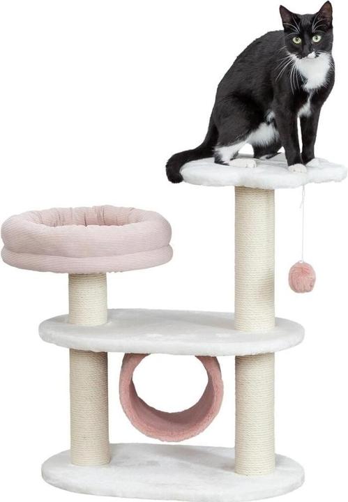 Actual product image Trixie Isabella scratching post, 70 cm dusky pink/white (70 cm, Dusky pink, White)