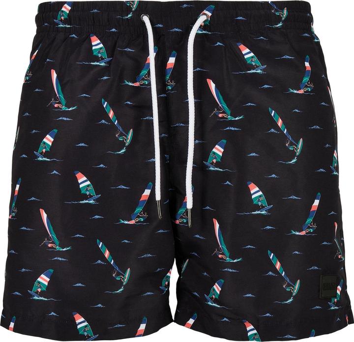 Urban Classics Pattern Swim Shorts