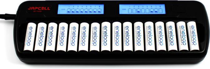 Actual product image Japcell BC-1600 charger (1 pcs., Battery + charger)