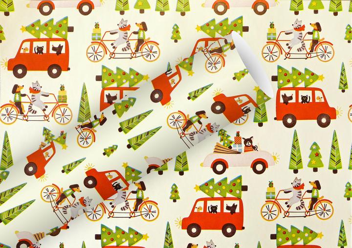 Image du produit Braun + Company Geschenkpapier (Papier cadeau, 1 x)