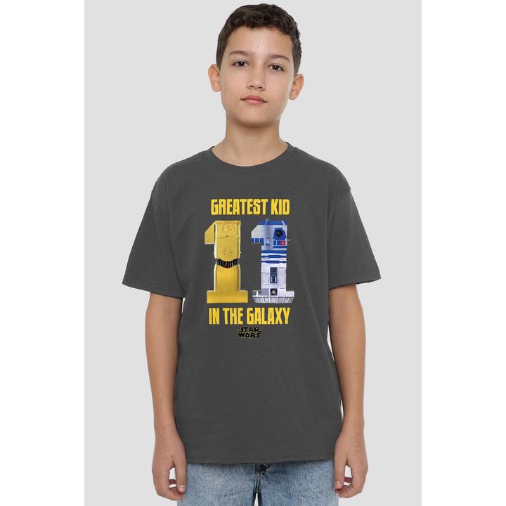 Actual product image Star Wars Childrens/Kids Greatest Kid C3PO R2-D2 T-Shirt (104)