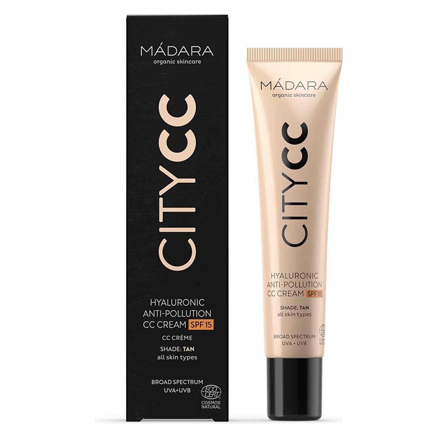 Madara, Bb + Cc Crème, Anti Pollution Cc Cream Spf 15 Tan (Tan, 40 ml)