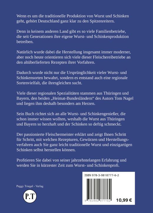 Immagine prodotto Wurstrezepte aus Thüringen und Bayern (Tedesco, Tom Nagel, Triegel Peggy, 2022)