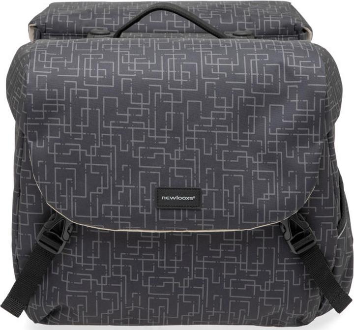 Productafbeelding New Looxs Tas Mondi Joy Dubbel Rt Ivy Blk 38l (38 l, Draagtas)