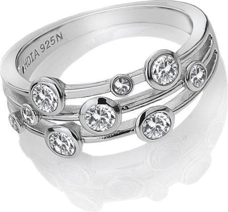 Immagine prodotto Hot Diamonds Anello di lusso in argento con topazio e diamante Willow DR207 - Circuito: 58 mm (18, 925 Argento)