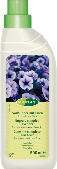 Mioplant Engrais complet avec du fer (0.62 kg, 0.50 l)
