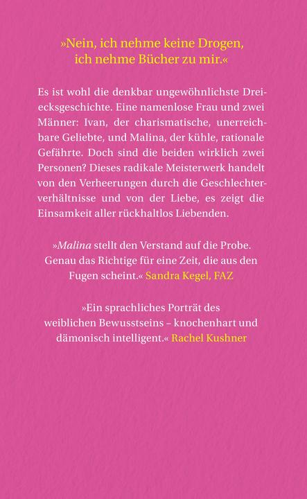 Produktbild Malina (Deutsch, Ingeborg Bachmann, 2026)